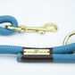 Blue Rope Dog leash Detail