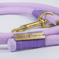 Rope Lead and Waterproof Collar | Lilac Set