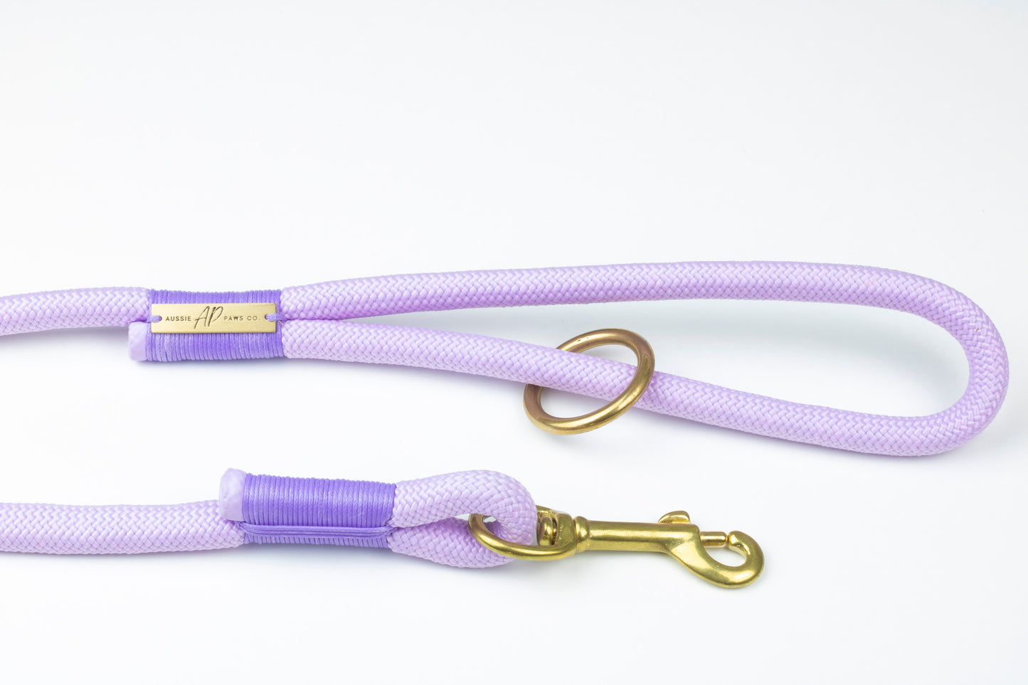 Rope Lead and Waterproof Collar | Lilac Set