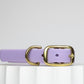 Lilac waterproof dog collar