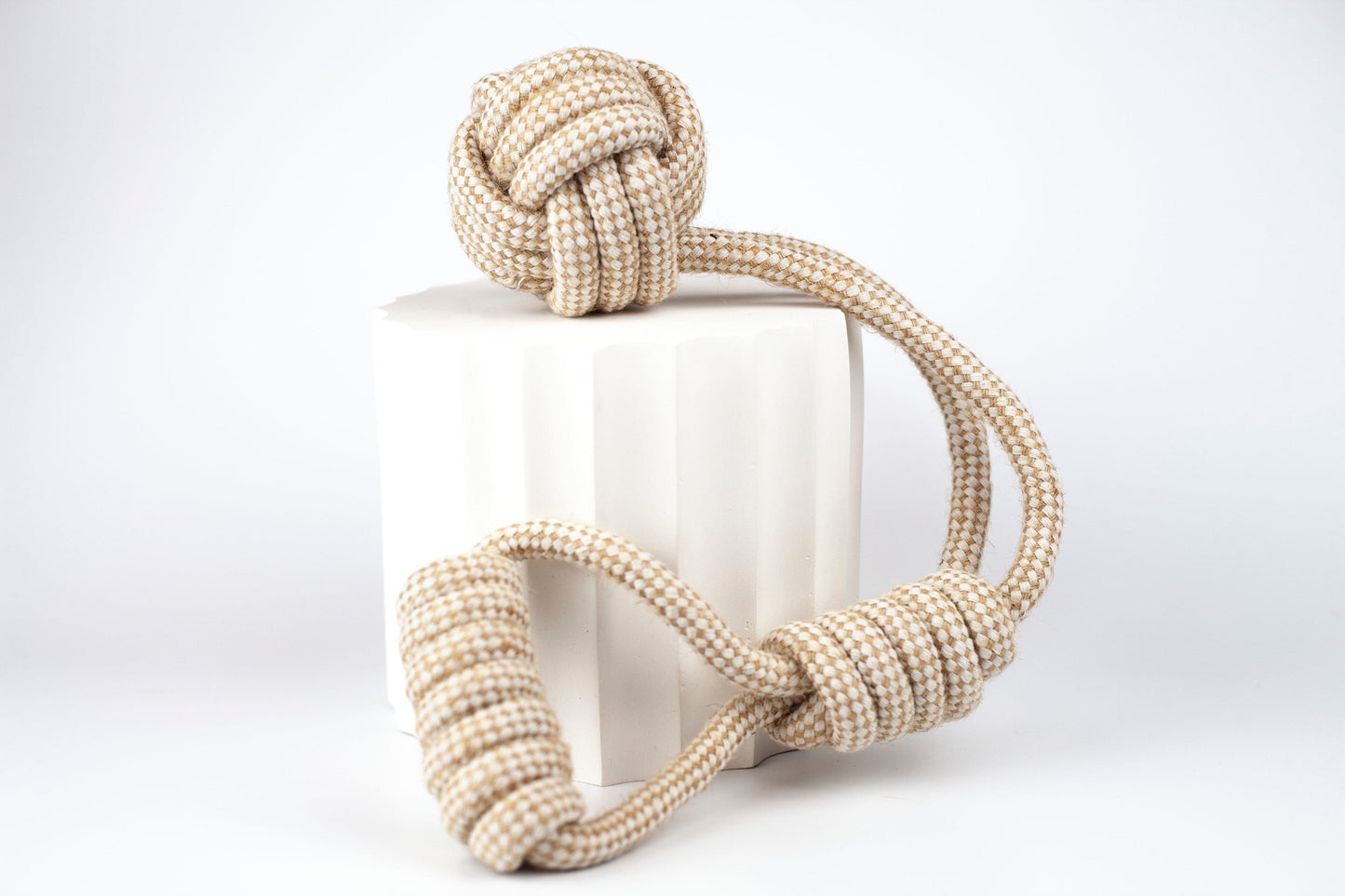 hemp dog pull toy