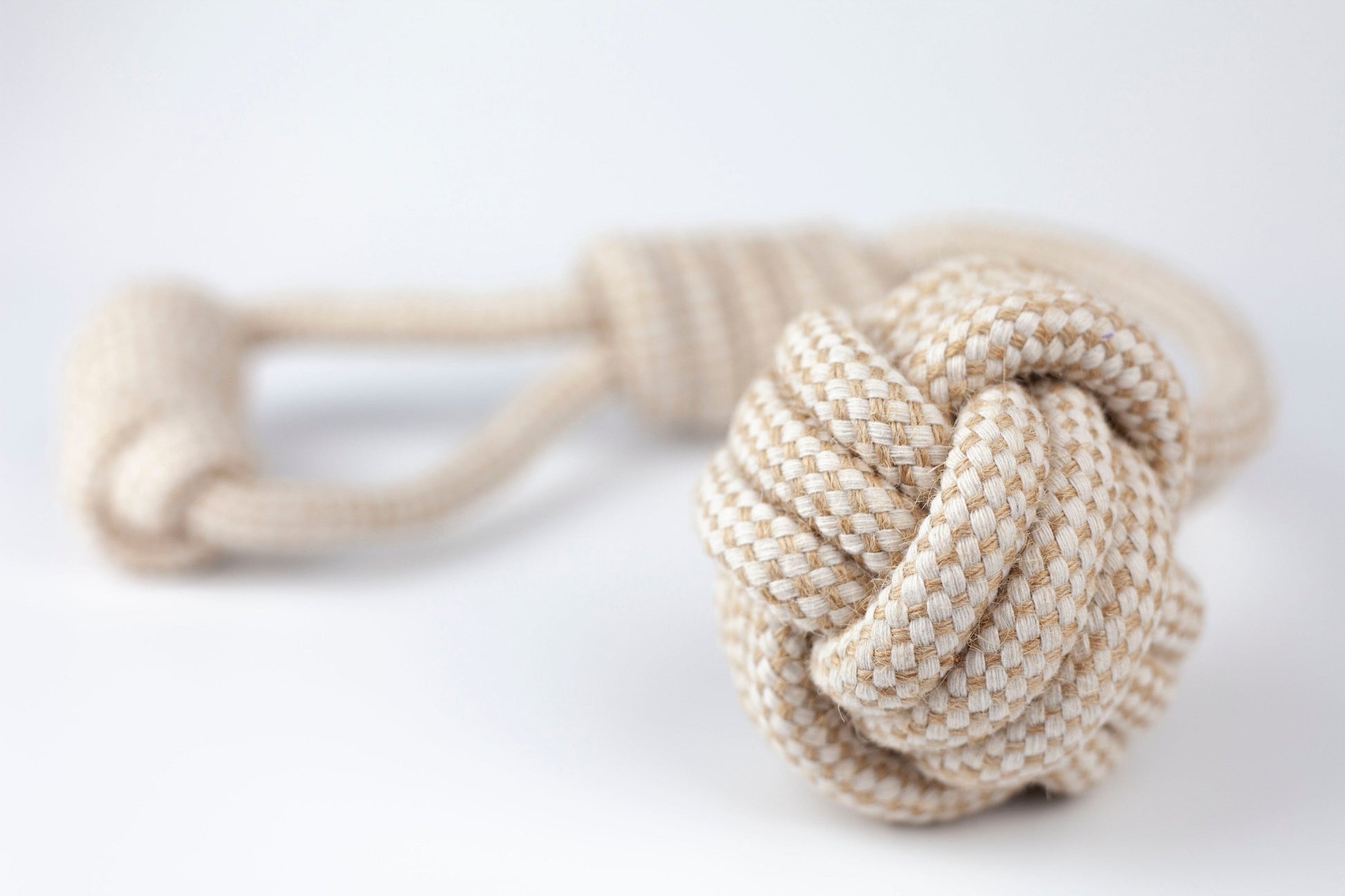 hemp dog pull toy